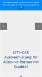 Mobile Screenshot of city-car-autovermietung.de